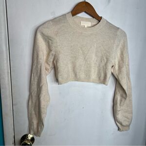 My Mum made it cropped long sleeves knit sweater